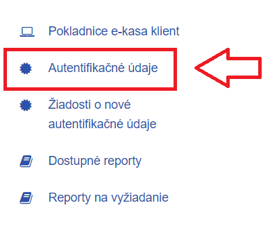 autentifikacne udaje detail